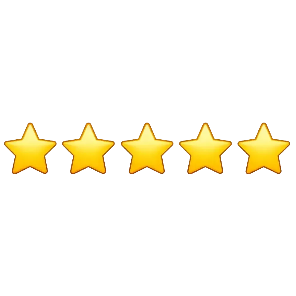 cinco estrellas de cinco